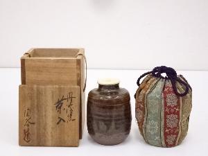 丹波焼　森本陶谷造　茶入　□z